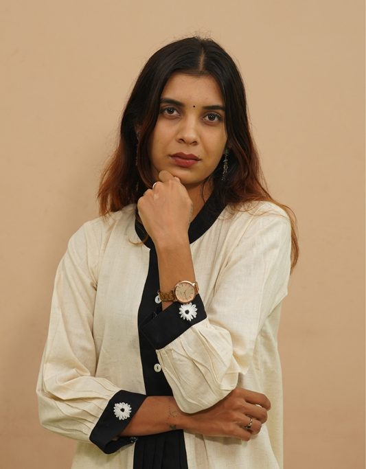 Sustainable Khadi  Kurta Set