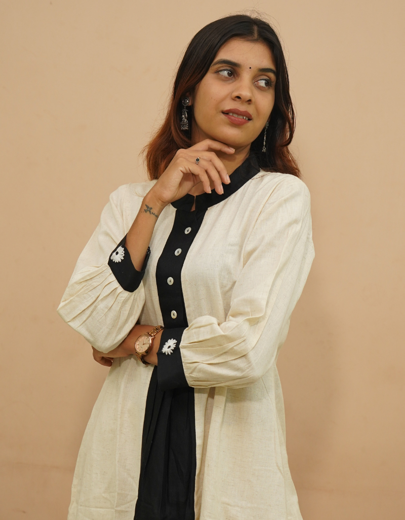 Sustainable Khadi  Kurta Set